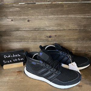 New Mens Adidas Ultraboost rLEA Lab Black High Top Shoes‎ Sneakers Size 10.5 M